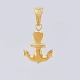 Dije Ancla 0.8 g / 2.5 cm Oro Amarillo 18K