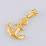 Dije Ancla Mate 1.05 g / 2.8 cm Oro Amarillo 18K