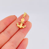 Dije Ancla Mate 1.05 g / 2.8 cm Oro Amarillo 18K