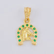 Dije Herradura Caballo 1.05 g / 1.9 cm Oro Amarillo 18K