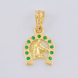 Dije Herradura Caballo 1.05 g / 1.9 cm Oro Amarillo 18K