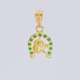 Dije Herradura Caballo 1.05 g / 1.9 cm Oro Amarillo 18K