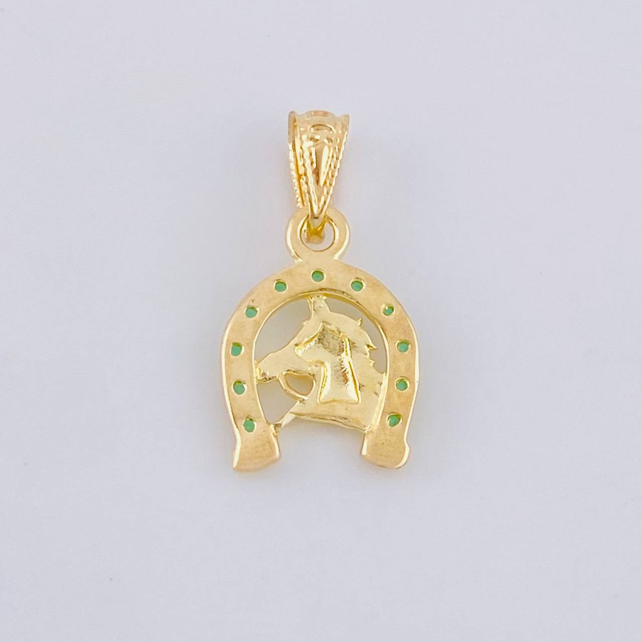 Dije Herradura Caballo 1.05 g / 1.9 cm Oro Amarillo 18K