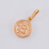 Dije Moneda Bit 0.65 g / 1.9 cm Oro Rosa 18K