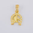 Dije Herradura Caballo 1.1 g / 1.9 cm Oro Amarillo 18K
