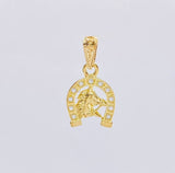Dije Herradura Caballo 1.1 g / 1.9 cm Oro Amarillo 18K