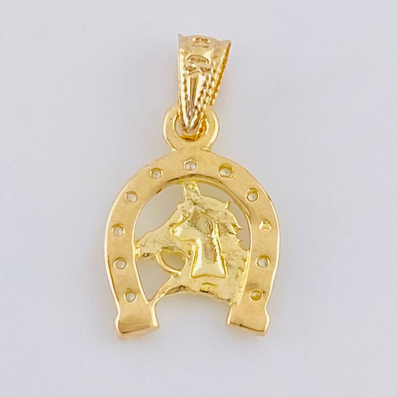 Dije Herradura Caballo 1.1 g / 1.9 cm Oro Amarillo 18K