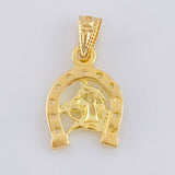 Dije Herradura Caballo 1.1 g / 1.9 cm Oro Amarillo 18K