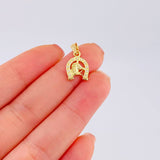 Dije Herradura Caballo 1.1 g / 1.9 cm Oro Amarillo 18K