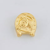 Herraje Herradura Caballo 0.85 g / 1.3 cm Oro Amarillo 18K
