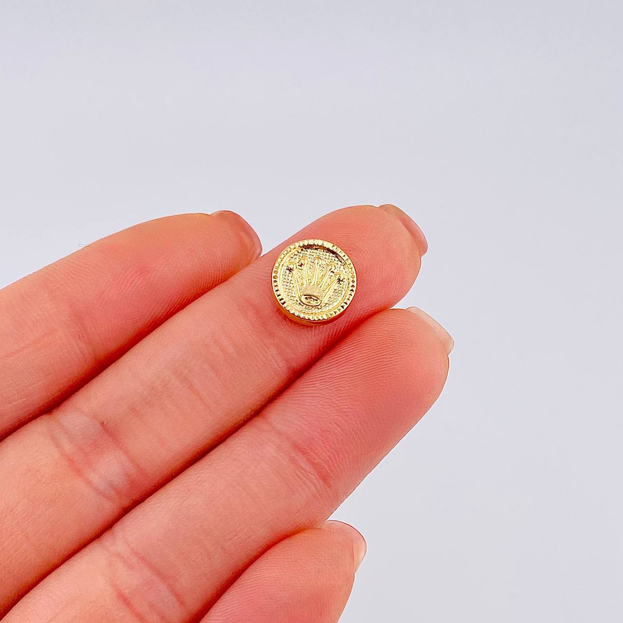 Herraje Corona 0.5 g / 1 cm Oro Amarillo 18K