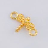 Herraje Libelula 0.35 g / 1.3 cm Oro Amarillo 18K