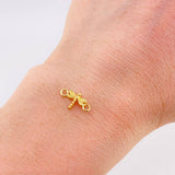 Herraje Libelula 0.35 g / 1.3 cm Oro Amarillo 18K