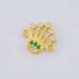 Herraje Corona 0.75 g / 1 cm Oro Amarillo 18K