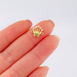 Herraje Corona 0.75 g / 1 cm Oro Amarillo 18K