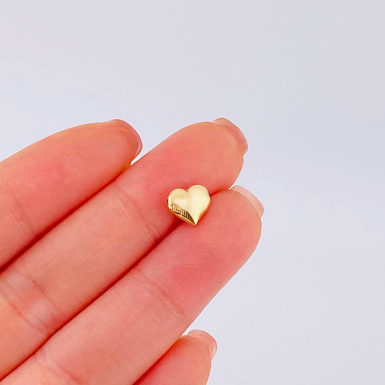 Herraje Corazón 0.2 g / 0.8 cm Oro Amarillo 18K