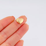 Herraje Corazon 0.5 g / 1.2 cm Oro Amarillo 18K