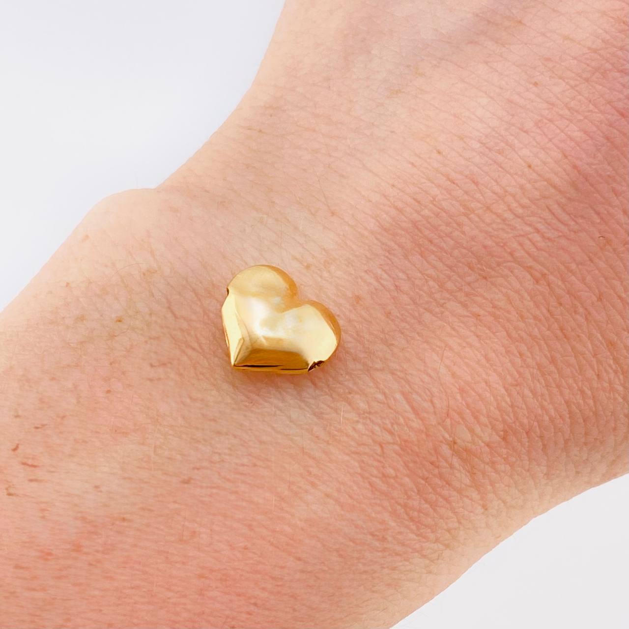 Herraje Corazon 0.5 g / 1.2 cm Oro Amarillo 18K