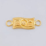 Herraje Dolar 0.35 g / 1.6 cm Oro Amarillo 18K