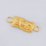 Herraje Dolar 0.35 g / 1.6 cm Oro Amarillo 18K