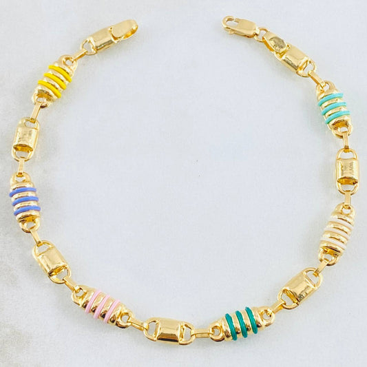 Pulso Rústico 5gr / 19cm / Oro Amarillo 18K ©