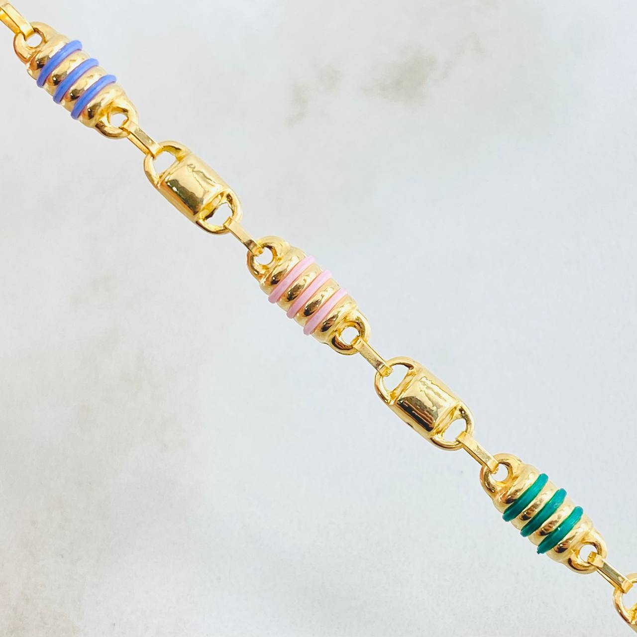 Pulso Rústico 5gr / 19cm / Oro Amarillo 18K ©