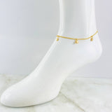 Tobillera Aro Seguido 3.6gr / 24.5cm / Oro Amarillo 18K ©