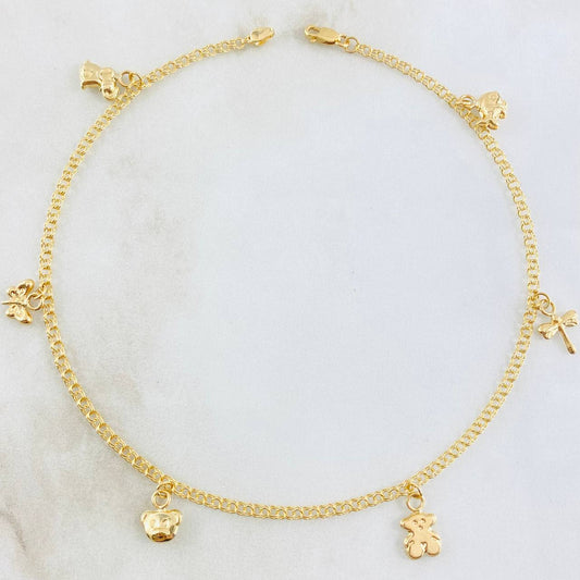 Tobillera Aro Seguido 3.95gr / 26.5cm / Oro Amarillo 18K ©