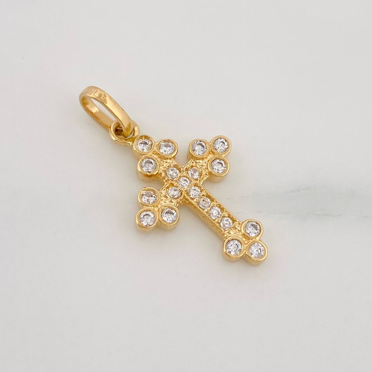 Dije Cruz 1.4g / 2.4cm Oro Amarillo 18K