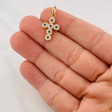 Dije Cruz Tupida 1.75g / 2.5cm Oro Amarillo 18K