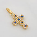 Dije Cruz Tupida 1.75g / 2.5cm Oro Amarillo 18K