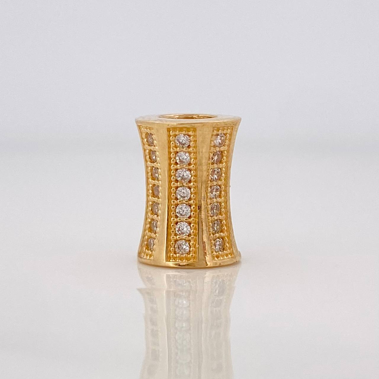 Herraje Cilindro 2.15g / 1cm Oro Amarillo 18K