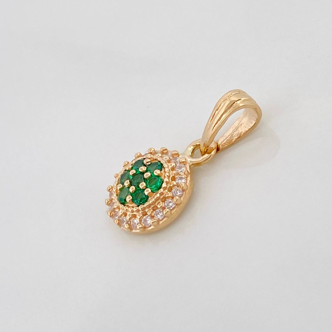 Dije Halo Circulo 0.95g / 1.5cm Oro Amarillo 18K