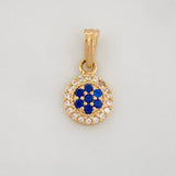 Dije Halo Circulo 0.9g / 1.6cm Oro Amarillo 18K