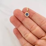 Dije Halo Circulo 0.9g / 1.6cm Oro Amarillo 18K