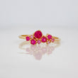 Anillo Circulos 1.65g / T6 Oro Amarillo 18K