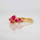 Anillo Circulos 1.65g / T6 Oro Amarillo 18K