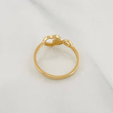 Anillo Corazón Infinito 1.75g / T6 1/4 Oro Amarillo 18K