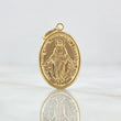Dije Virgen Milagrosa 1.45gr / 2.5cm / Borde Liso Oro Amarillo 18K