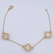 Pulso Aro Seguido Trebol 4.1gr / 18cm / Nac.Esp. Oro 18K $