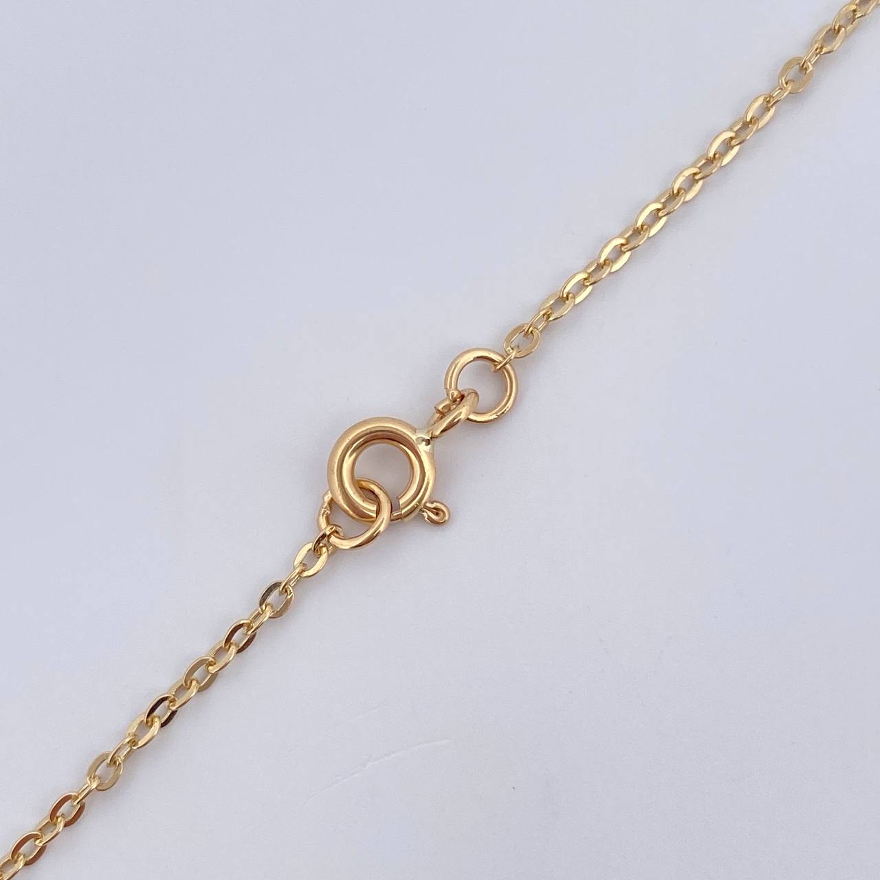 Cadena Aro Seguido Trebol 6.25gr / 50cm / Nac.Esp. Oro 18K $