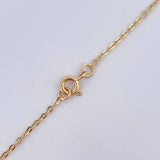 Cadena Aro Seguido Trebol 6.15gr / 50cm / Nac.Esp. Oro 18K $