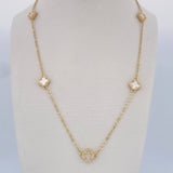 Cadena Aro Seguido Trebol 6.15gr / 50cm / Nac.Esp. Oro 18K $