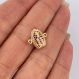 Herraje Virgen Guadalupe 1.1gr / 1.5cm / Oro 18K $