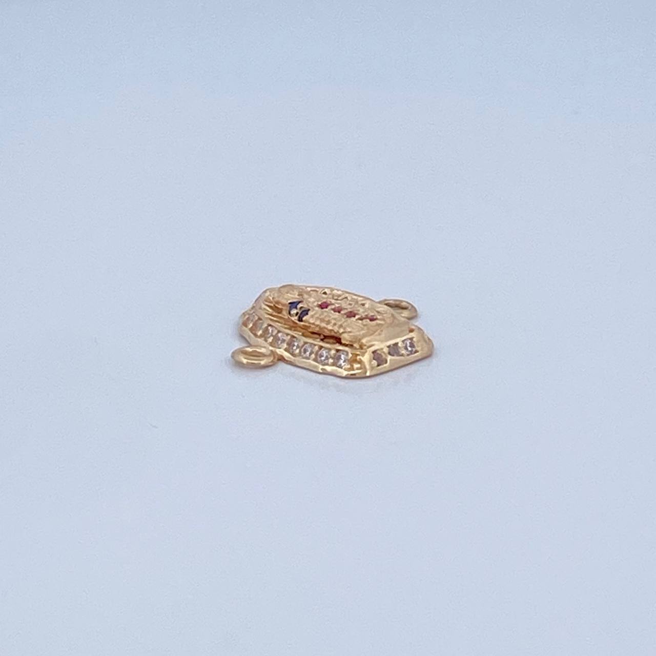 Herraje Virgen Guadalupe 1.1gr / 1.5cm / Oro 18K $