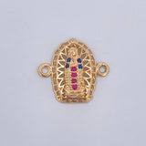 Herraje Virgen Guadalupe 1.1gr / 1.5cm / Oro 18K $