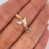 Dije San Miguel Arcángel 1gr / 2.5cm / Oro 18K $