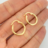 Candongas Deis 1.1gr / 1.8cm / Oro Amarillo 18K &