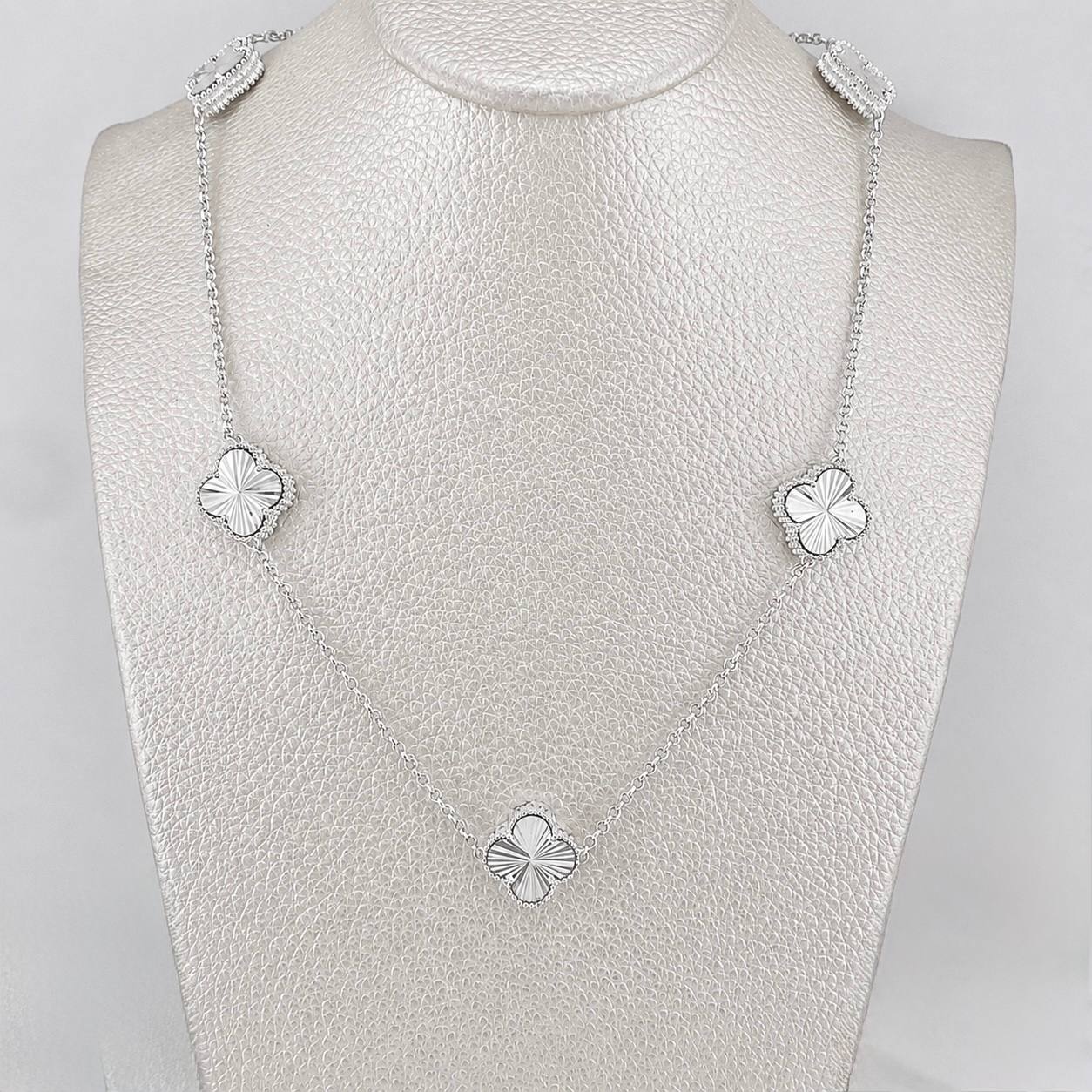 Cadena Trebol Aro Seguido 16.35g / 57.5cm / 1.89mm Plata 925