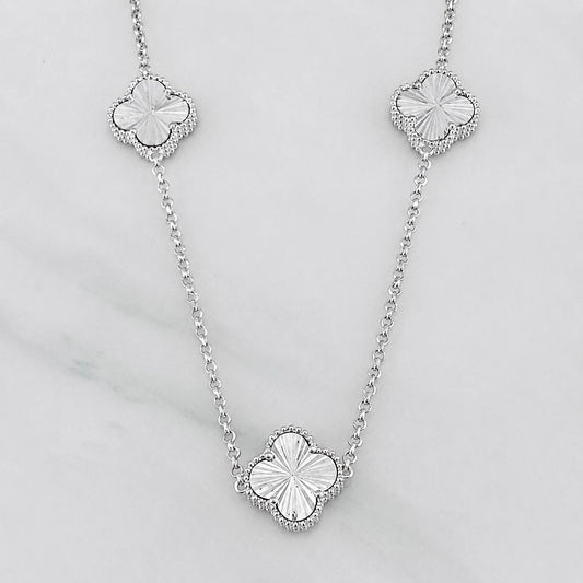 Cadena Trebol Aro Seguido 16.35g / 57.5cm / 1.89mm Plata 925